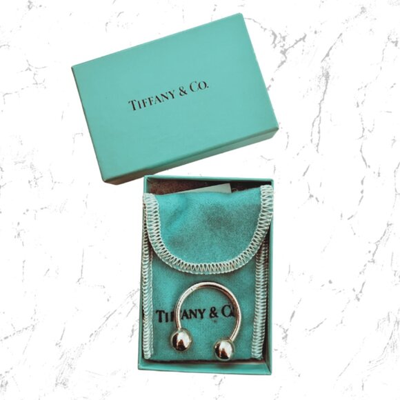 Vintage Tiffany & Co. Key Ring, Sterling Silver Tiffany With Box - Picture 1 of 4